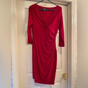 Women’s Classy Red Ralph Lauren Formal Dress